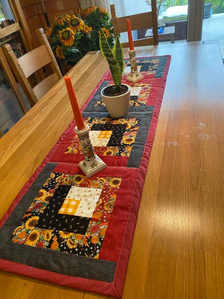 Patchworkdecke Herbst