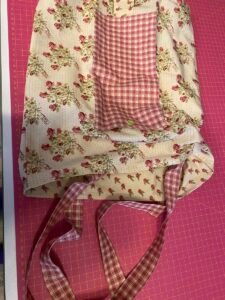 selbst genähter Einkaufsbeutel